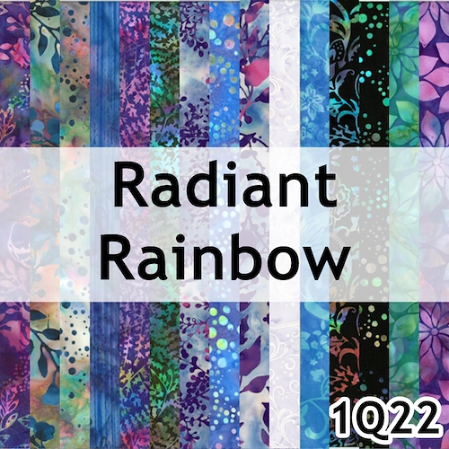 Radiant Rainbow Batik